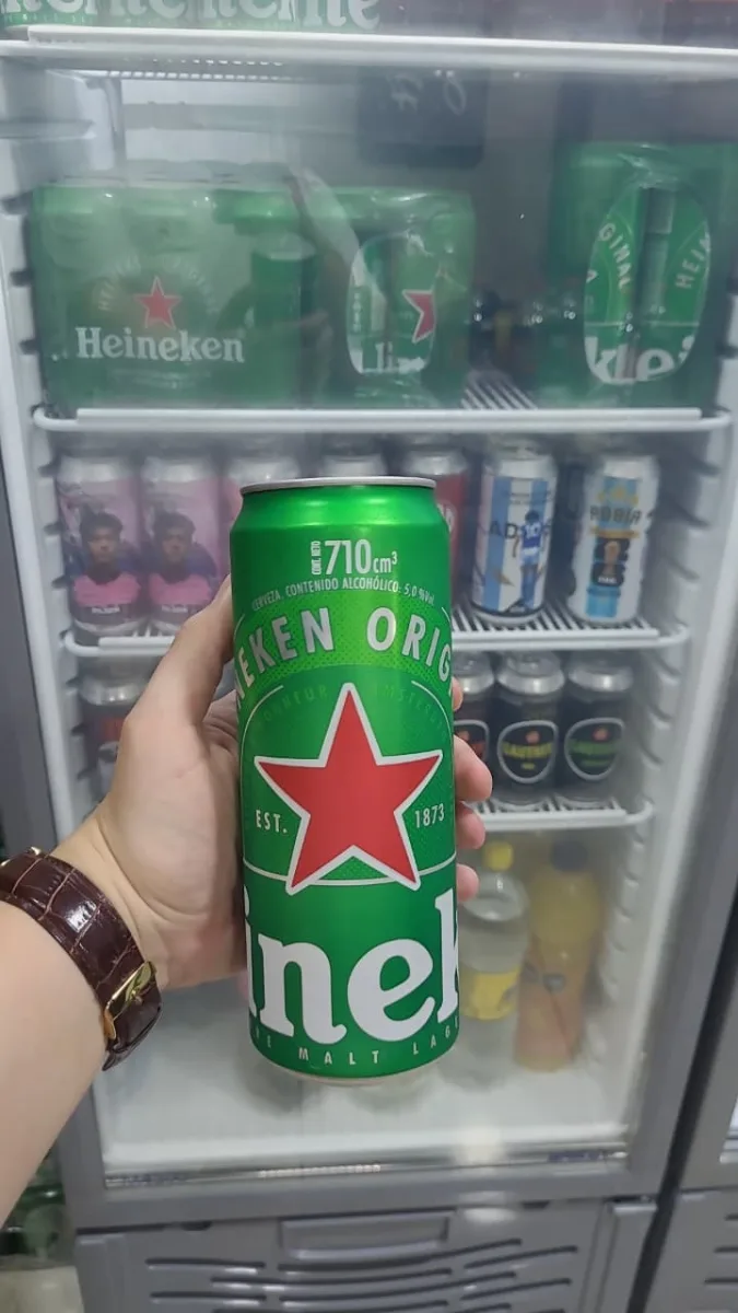 Cerveza Heineken Latón 710cc