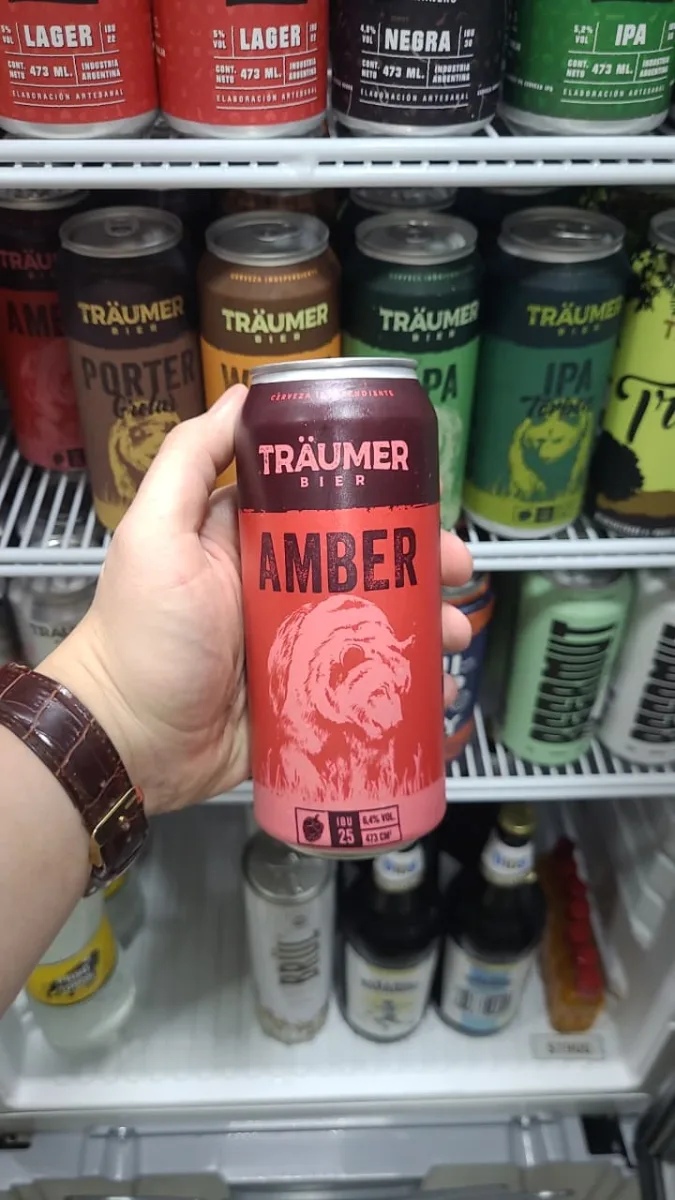 Cerveza Traumer Amber Biorn 473ml