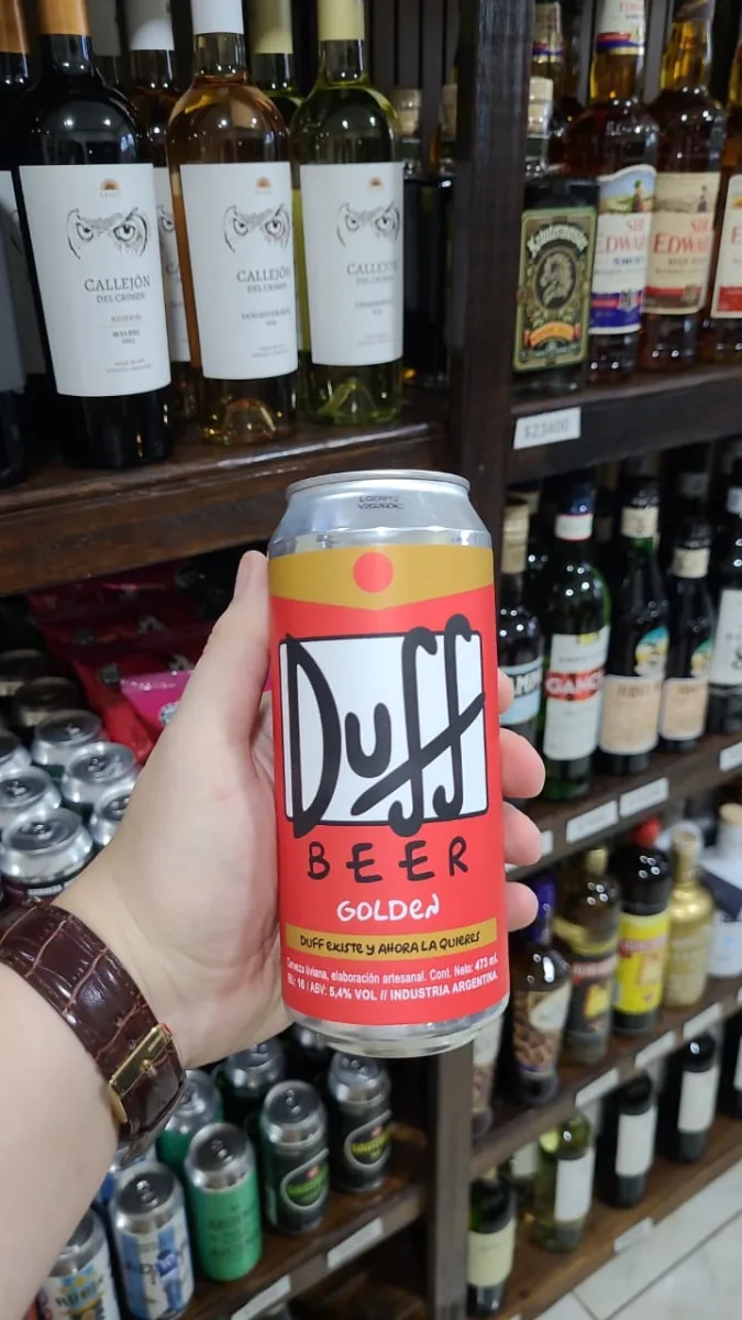 Cerveza Duff Golden 473cc