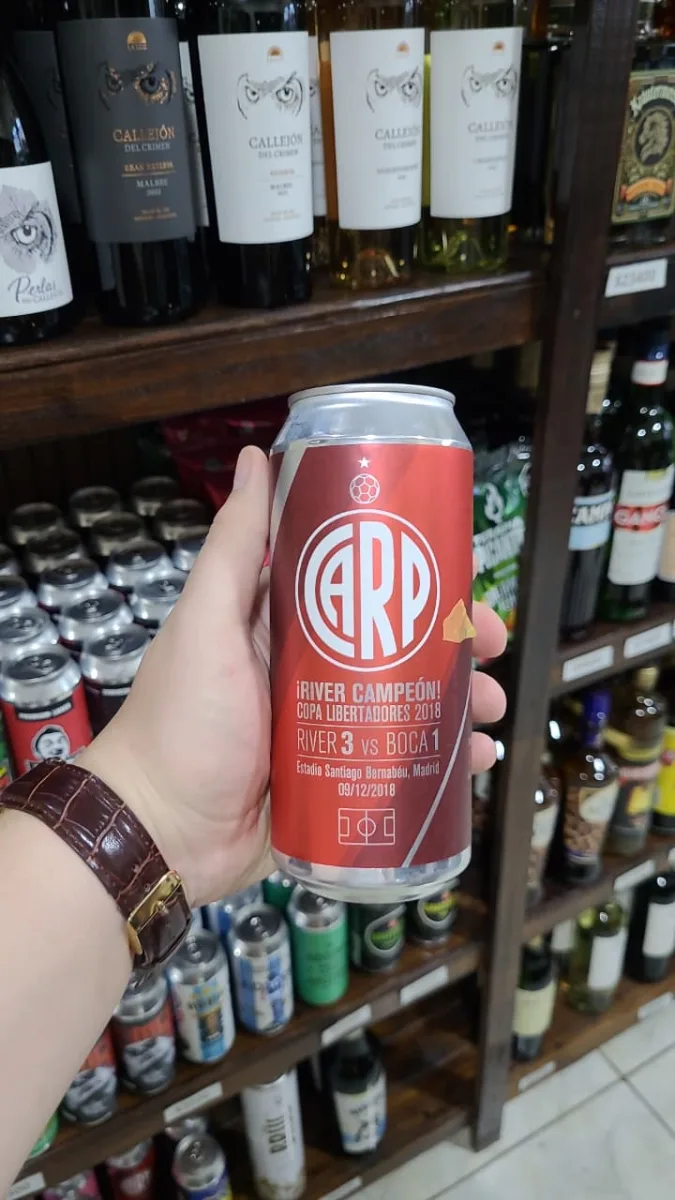 Cerveza Fútbol River 473cc