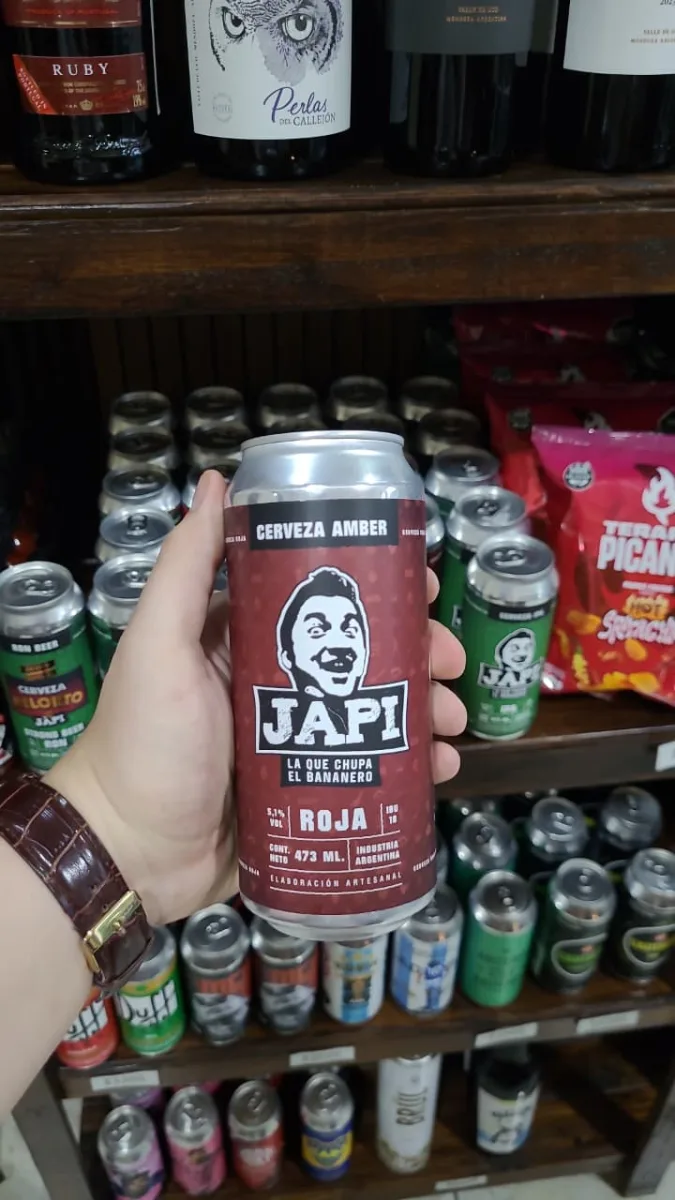 Cerveza JAPI Roja 473cc
