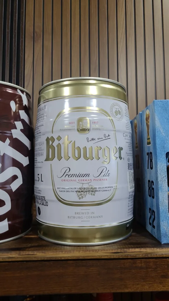 Barril Bitburger 5lt Premium Pils